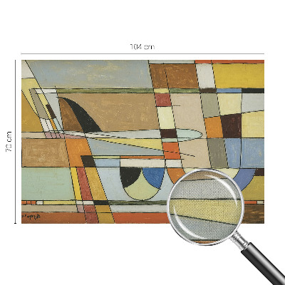 Otroška fototapeta z motivom geometrijske harmonije