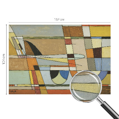 Otroška fototapeta z motivom geometrijske harmonije