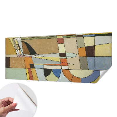 Otroška fototapeta z motivom geometrijske harmonije