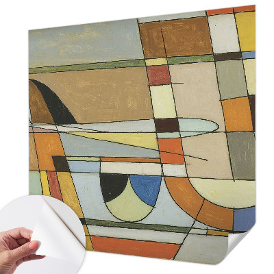 Otroška fototapeta z motivom geometrijske harmonije