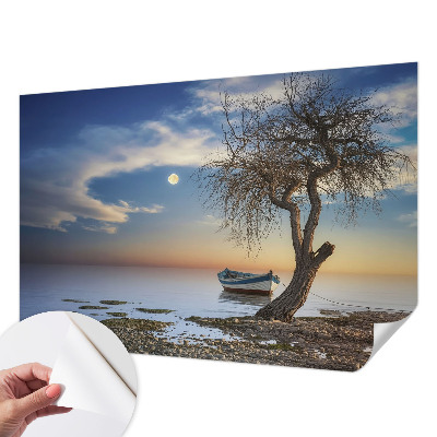 Samolepilna fototapeta za dnevno sobo z motivom mirne pokrajine