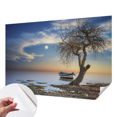 Samolepilna fototapeta za dnevno sobo z motivom mirne pokrajine
