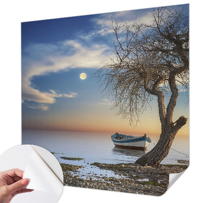 Samolepilna fototapeta za dnevno sobo z motivom mirne pokrajine