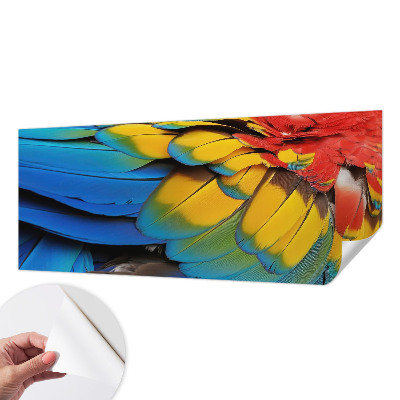 Otroška fototapeta z motivom mavričnega perja