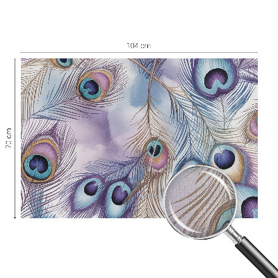 Fototapeta za otroško sobo Pavja perja