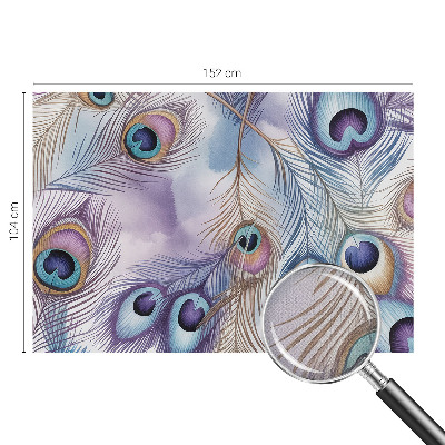 Fototapeta za otroško sobo Pavja perja