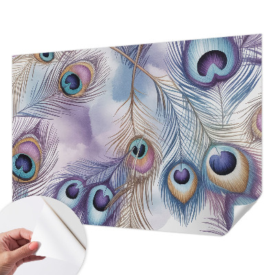 Fototapeta za otroško sobo Pavja perja