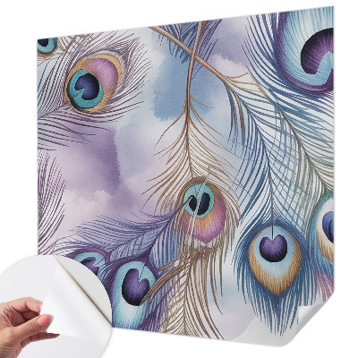 Fototapeta za otroško sobo Pavja perja