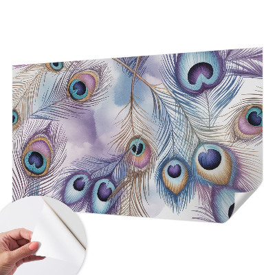 Fototapeta za otroško sobo Pavja perja