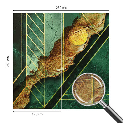 Samolepilna fototapeta z motivom geometrijske napetosti