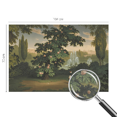 Samolepilna fototapeta za dnevno sobo Naravni vrt