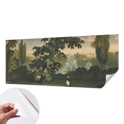 Samolepilna fototapeta za dnevno sobo Naravni vrt