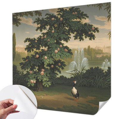 Samolepilna fototapeta za dnevno sobo Naravni vrt