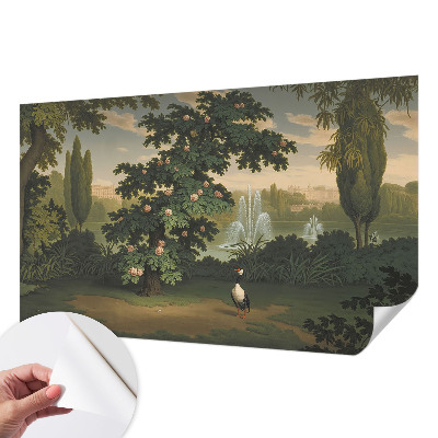 Samolepilna fototapeta za dnevno sobo Naravni vrt