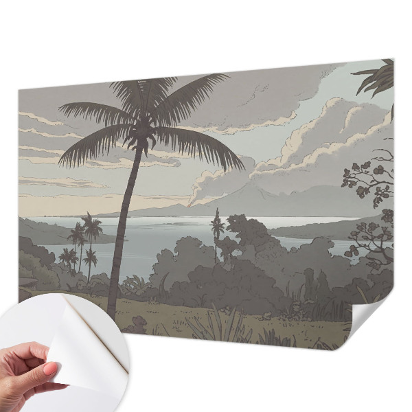 3D fototapeta z motivom eksotične pokrajine