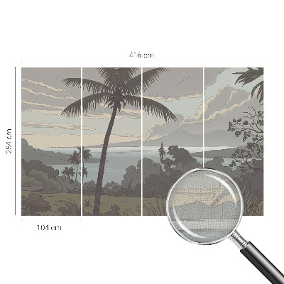 3D fototapeta Eksotična pokrajina