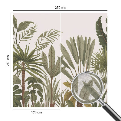 Samolepilna fototapeta Eksotični listi