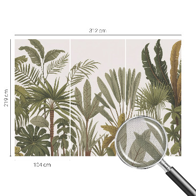 Samolepilna fototapeta Eksotični listi