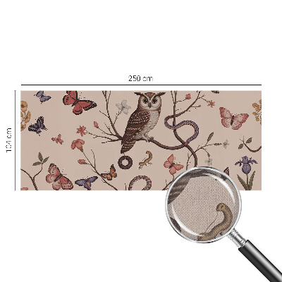 Samolepilna fototapeta za spalnico Sova narava