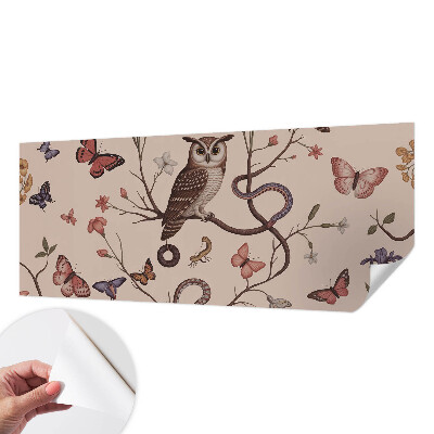 Samolepilna fototapeta za spalnico Sova narava