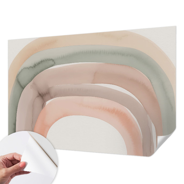 Samolepilna fototapeta za dnevno sobo Mavrični loki