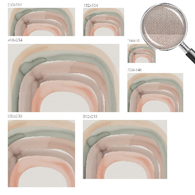 Samolepilna fototapeta za dnevno sobo Mavrični loki