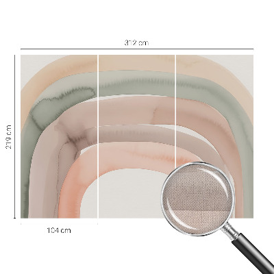 Samolepilna fototapeta za dnevno sobo Mavrični loki