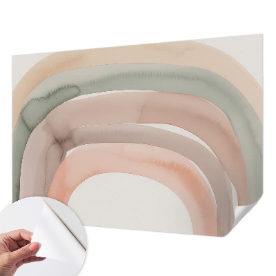 Samolepilna fototapeta za dnevno sobo Mavrični loki