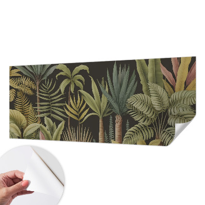 3D fototapeta s tropskim džunglanskim motivom
