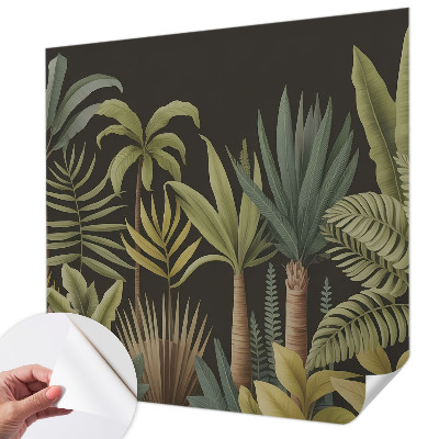 3D fototapeta s tropskim džunglanskim motivom