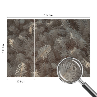 Samolepilna fototapeta Zmrznjene vejice