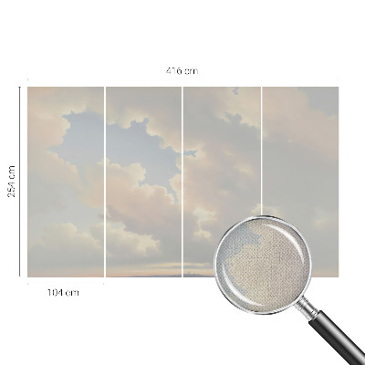 Samolepilna fototapeta za spalnico Pastelno nebo