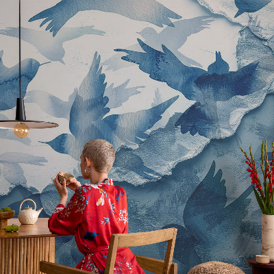 Otroška fototapeta Dinamične ptice