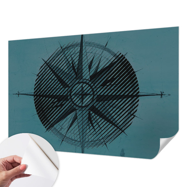 Samolepilna fototapeta Pomorski kompas