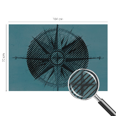 Samolepilna fototapeta Pomorski kompas