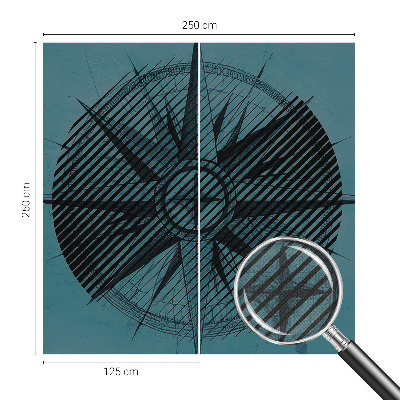 Samolepilna fototapeta Pomorski kompas