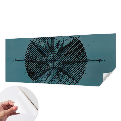 Samolepilna fototapeta Pomorski kompas