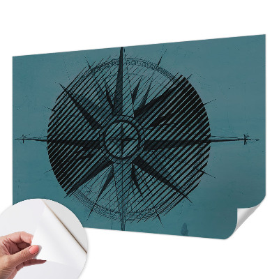 Samolepilna fototapeta Pomorski kompas