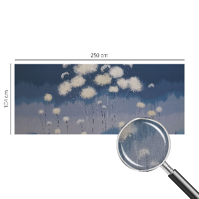 Samolepilna fototapeta za dnevno sobo Beli regrat