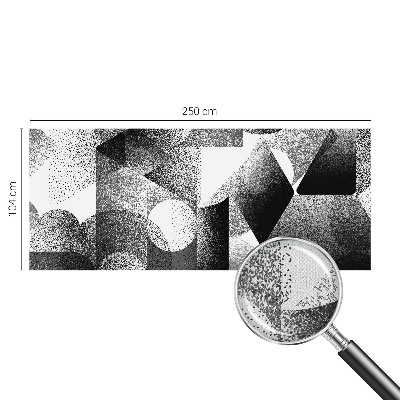 Samolepilna fototapeta za spalnico z motivom geometrijskih oblik