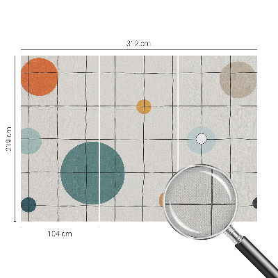 Fototapeta za otroško sobo Barvni krogi