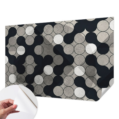 Otroška fototapeta z geometrijskimi krogi
