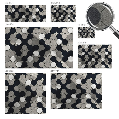 Otroška fototapeta z geometrijskimi krogi