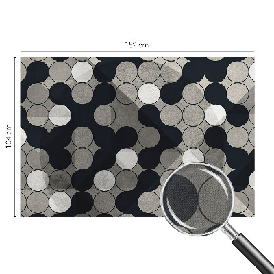 Otroška fototapeta z geometrijskimi krogi