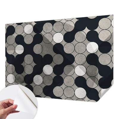 Otroška fototapeta z geometrijskimi krogi