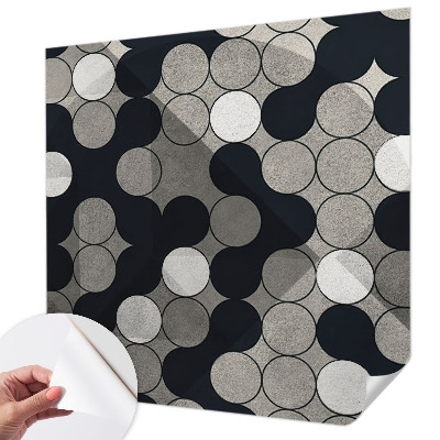 Otroška fototapeta z geometrijskimi krogi
