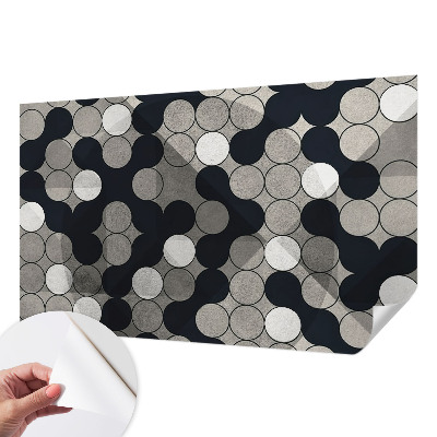 Otroška fototapeta z geometrijskimi krogi