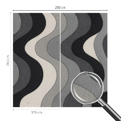 Samolepilna fototapeta Sivi valovi