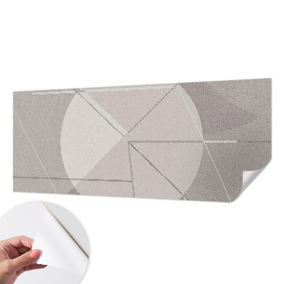 Samolepilna fototapeta za dnevno sobo z abstraktno geometrijo