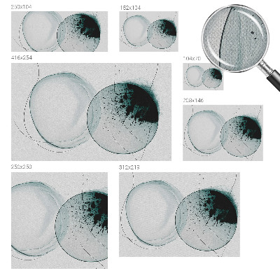 Otroška fototapeta Zeleni krogi